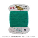 金亀 絹穴糸 16号 20m巻(100011) 色番27 08Ab99_
