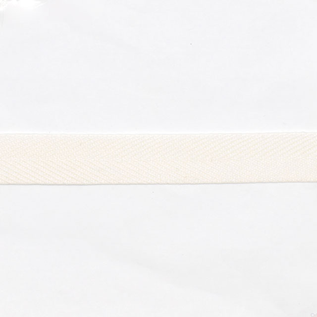 ＼期間限定20％OFF／ 持ち手用テープ ハイバンド杉綾 約20mm幅/約1mm厚 13.オフホワイト 08Be18_