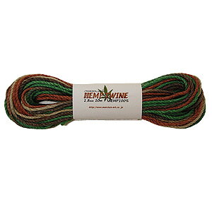 ●素材：ヘンプ100％（段染め）●サイズ：約 1.8mm　/　1かせ 10m巻【商品の詳細】ブレスレットなどアクセサリー作りに最適なヘンプコード（麻糸）です。やわらかな色味と風合いが特長です。＜ご注意＞・使用状況、環境等によって色落ちする場合もございます。・天然素材を生かした風合いです。ロット等によってお色や太さが異なる場合もございます。★HEMP　TWINEでミサンガを編もう★⇒作り方はコチラ【ご注文前に必ずお読み下さい】・表示価格は1かせの価格です。・製造ロット、ディスプレイや視覚環境などにより、実際のカラーと異なる場合がございます。・当社の他オンラインショップと在庫を共有しており、注文が確定しても完売・欠品の場合があります。予めご了承下さい。