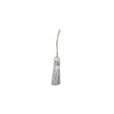 \期間限定10%OFF/ メタリックタッセル(T-1001) Zサイズ/約3.5cm 6.ホワイトシルバー 07Be99_