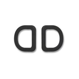 Nifco-ニフコ- プラスチックパーツ Dカン（D25） 25mm幅テープ用 2個入 08Bk99_
