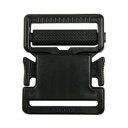 YKK プラスチックパーツ 差し込みバックル(LB38) 38mm幅テープ用 黒 1個入 08Bk99_