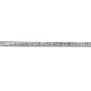 Glitter Ribbon (9700) 6mm Silver 07Aa99_