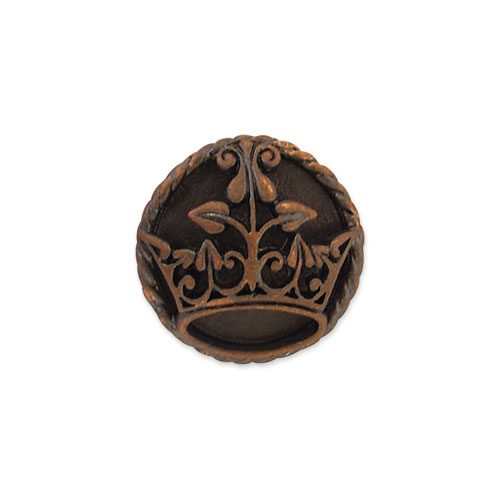 クイーンズティアラメタルボタン（10080250） 15mm MAC.アンティークブロンズ 08Bg99_