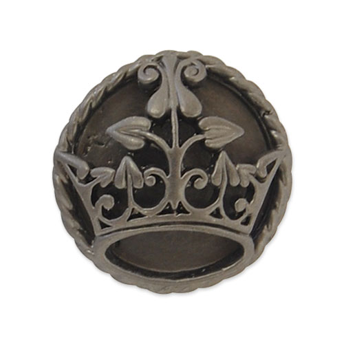 \期間限定10%OFF/ クイーンズティアラメタルボタン(10080250) 23mm MBN.ブラックニッケル 08Bg99_ \期間限定10%OFF/ クイーンズティアラメタルボタン(10080250) 23mm MBN.ブラックニッケル 08Bg99_