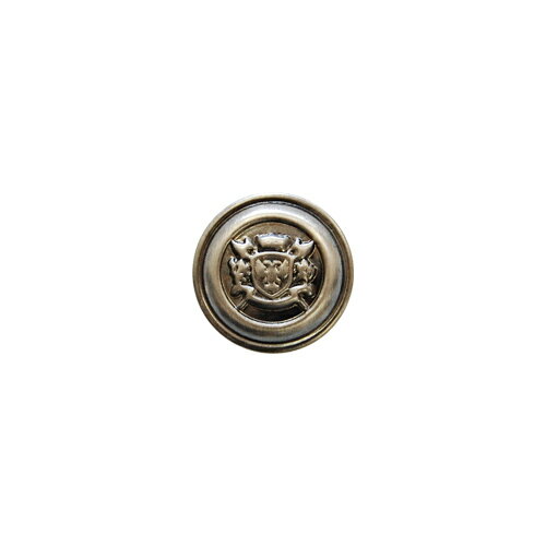 Button - ふちあり紋章メタルボタン 鷲盾（10080667） 23mm BS.ブロンズシルバー 08Bg99_