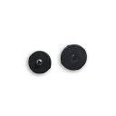 \期間限定10%OFF/ スナップボタン シルクスナップ 10mm 19.黒 08Bg99_