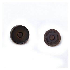 Snap Button - マグネットボタン 差し込みタイプ（1123） 14mm B.ブロンズ 08Bg99_