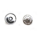 マグネットボタン 磁気防止差し込みタイプ(1121) 14mm N.シルバー 08Bg99_