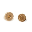 マグネットボタン 磁気防止差し込みタイプ(1121) 14mm G.ゴールド 08Bg99_