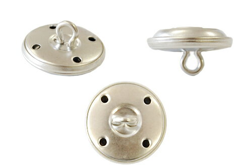 ふちあり紋章メタルボタン 鷲盾（10080667） 18mm MNF.マットニッケルフリー 08Bg99_ 2