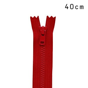 Fasteners - YKK 4ビスロンファスナー 止め（4VS DA C） 40cm 519.レッド 08Co99_