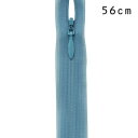 YKK コンシールファスナー 止め(2cc) 56cm 555.ピジョンブルー 08Co99_(3)