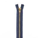 YKK ジーンズ用ファスナー ワイジップ 止め(3YG-GS-C) 20cm ゴールド J196.デニムブルー 08Co99_(3)