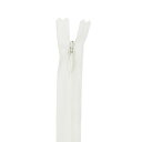 YKK コンシールファスナー 止め(2cc) 70cm 030.ミルキーホワイト 08Co99_(3)