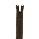 YKK コンシールファスナー 止め(2cc) 70cm 916.こげ茶 08Co99_