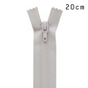 \期間限定20%OFF/ YKK フラットニットファスナー 止め(25FK) 20cm 154.シルバーピンク 08Co99_(3)