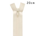 YKK フラットニットファスナー 止め(25FK) 20cm 801.生成 08Co99_(3)