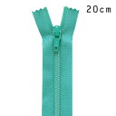 YKK フラットニットファスナー 止め(25FK) 20cm 825.アクアグリーン 08Co99_