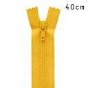 YKK フラットニットファスナー 止め(25FK) 40cm 506.ヤマブキイロ 08Co99_(3)