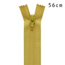 YKK フラットニットファスナー 止め(25FK) 56cm 509.リョクオウショク 08Co99_