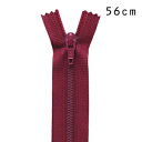 \期間限定20%OFF/ YKK フラットニットファスナー 止め(25FK) 56cm 527.ボルドー 08Co99_(3)
