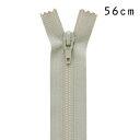 \期間限定20%OFF/ YKK フラットニットファスナー 止め(25FK) 56cm 576.アイスグレー 08Co99_(3)