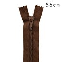 YKK フラットニットファスナー 止め(25FK) 56cm 625.ミルクチョコ 08Co99_(3)