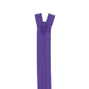\期間限定10%OFF/ YKK フラットニットファスナー 止め(25FK) 100cm 559.パープル 08Co99_