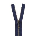 YKK メタルファスナー(3GKB DNDBL C) アンティークゴールド 止め 15cm 960.紺 08Co99_