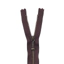 YKK メタルファスナー(3GKB DNDBL C) アンティークゴールド 止め 20cm 570.ビターチョコ 08Co99_