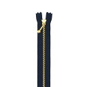 YKK メタルファスナー(3G DNDBL C) ゴールド 止め 15cm 960.紺 08Co99_