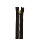 \期間限定20%OFF/ YKK メタルファスナー エクセラ(3SGWOG DA2E C) ゴールド 止め 30cm 580.黒 08Co99_(3)