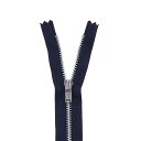 YKK メタルファスナー YZiP(3Y DA C) シルバー 止め 20cm 960.紺 08Co99_(3)