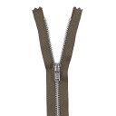 \期間限定10%OFF/ YKK メタルファスナー YZiP(3Y DA C) シルバー 止め 30cm 565.ミリタリー 08Co99_