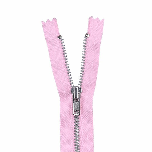 YKK メタルファスナー YZiP（4Y DA C） シルバー 止め 60cm 512.うすピンク 08Co99_