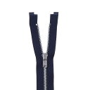 YKK メタルファスナー YZiP(3Y DA OP) シルバー オープン 60cm 960.紺 08Co99_(3)