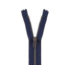 YKK メタルファスナー(3GKB DA C) アンティークゴールド 止め 20cm 960.紺 08Co99_(3)
