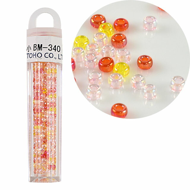 TOHO クイーンビーズ 丸小ビーズ ミックス BM-340 06Ad99_