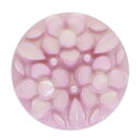 \期間限定10%OFF/ ボタン ナイロンフラワーブーケボタン (4518N) 28mm N945.薄紫 08Bg99_