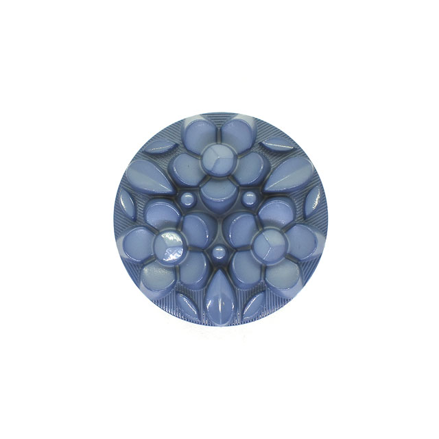 Button - ボタン ナイロンフラワーブーケボタン （4518N） 15mm N949.ブルーグレー 08Bg99_