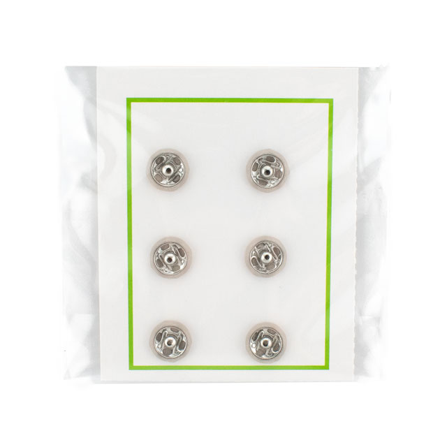 スナップボタン シルクスナップ（1508） 7mm 221.ベージュ 6組入 08Bg99_