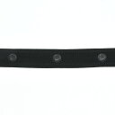 YKK スナップ付テープ SOFIX 10mm 黒 08Cp99_