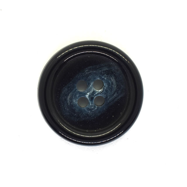 水牛風プラスチックボタン（BAB4507） 23mm 58.紺 08Bg99_