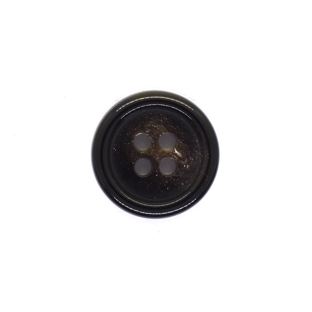 水牛風プラスチックボタン（BAB4507） 18mm 48.焦げ茶 08Bg99_