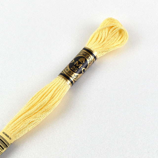 刺しゅう材料 DMC 刺繍糸 25番 色番3078 06Bg99_