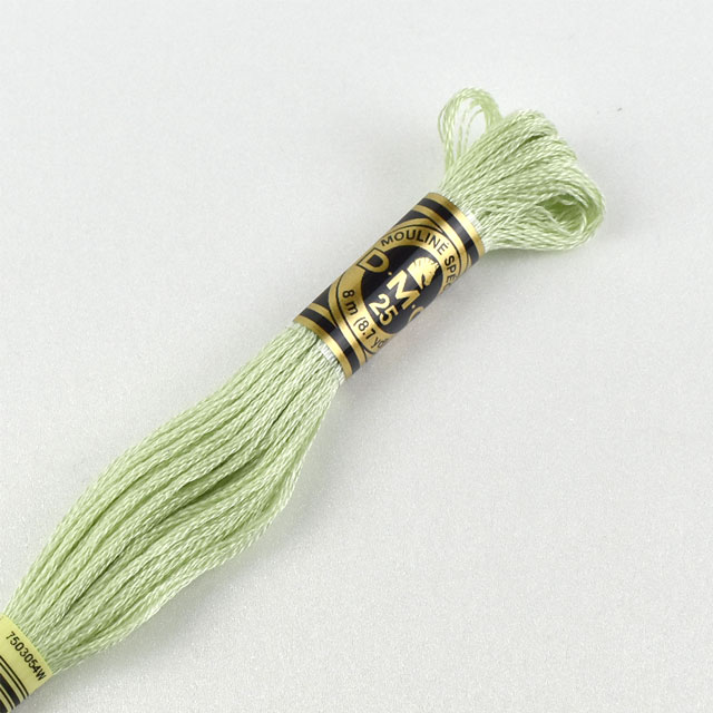 刺しゅう材料 DMC 刺繍糸 25番 色番369 06Bg99_