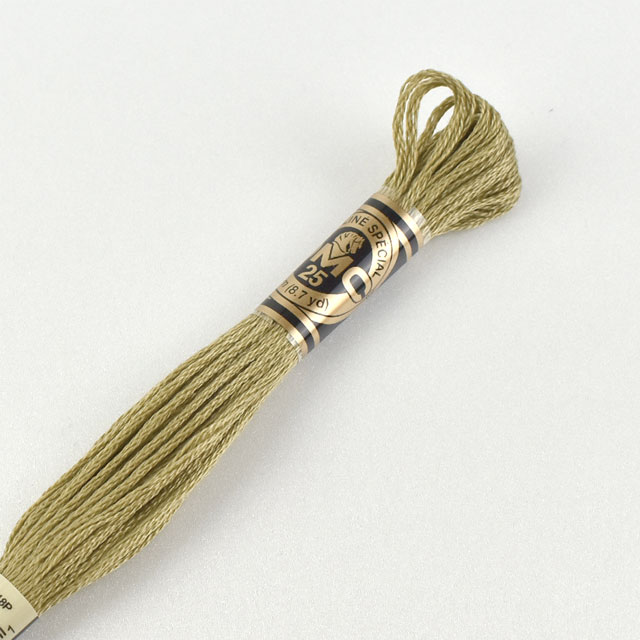 刺しゅう材料 DMC 刺繍糸 25番 色番370 06Bg99_