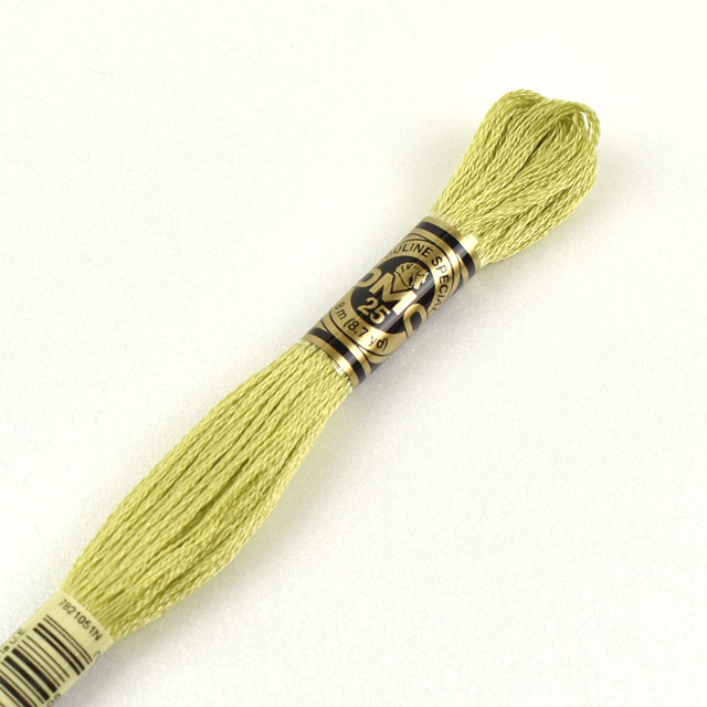 刺しゅう材料 DMC 刺繍糸 25番 色番3819 06Bg99_