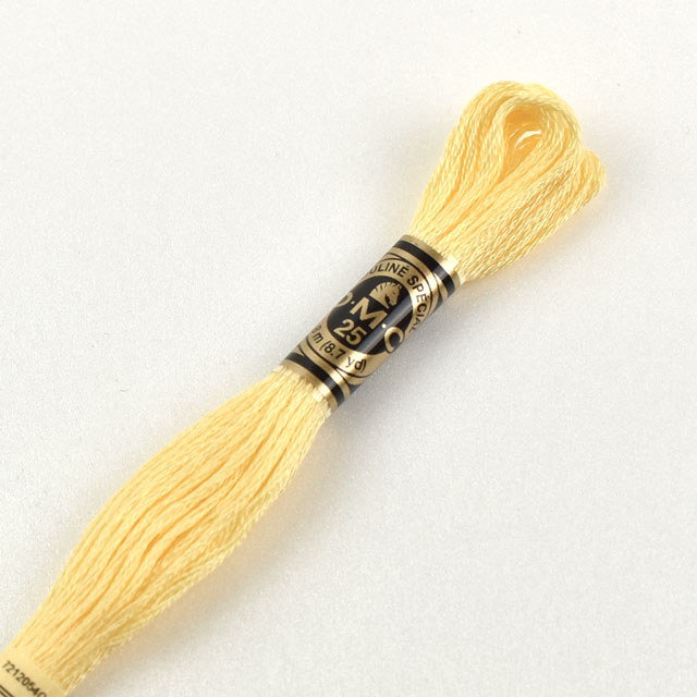 刺しゅう材料 DMC 刺繍糸 25番 色番727 06Bg99_